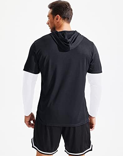 Кошула за вежбање со машка кошула за машка мрежа со машка мрежа со аспиратори со аспиратори