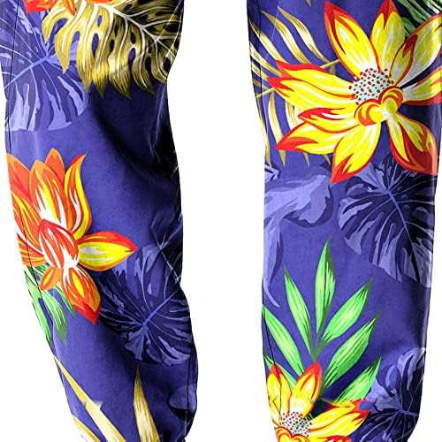 Miashui меморија пена мажи пролетно летно панталони обични разноврсни насликани лабави плус големина панталони модни плажа џеб чино