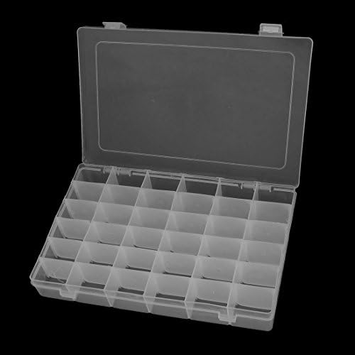 IiVverr чиста бела пластика одвојување 36 слотови за складирање на кутии за електронски компоненти на кутија (чиста бела пластична дезмонтабилна 36 ranuras almacenamiento de la caja к?