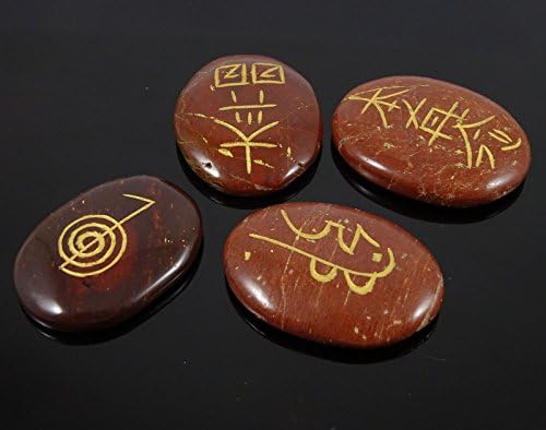 Усогласете многу 4 парчиња медитација за медитација за балансирање на реики лековит камен симбол Каруна