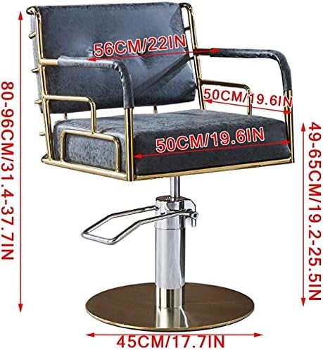 WFYW Класичен салон стол за стилист за коса од берберница, стол за фризури за фризури, берберница, професионална опрема за салон, стилски