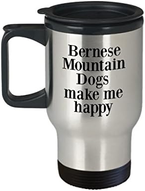 Клугла за патување со планински кучиња во Берне - термички изолиран не'рѓосувачки челик ме прави среќна идеја за подароци за кафе за