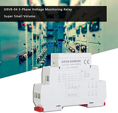 YWBL-WH GRV8-04 M460 напон реле, 3-фаза на мониторинг на напон за мониторинг фаза на фаза на фаза на фаза на неуспех