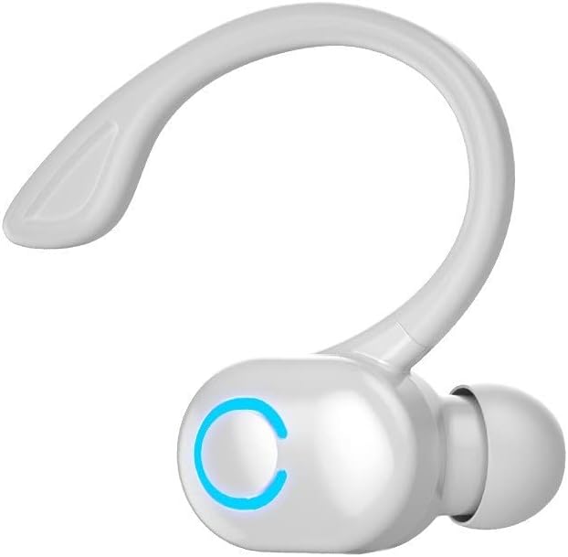 Слушалките за слушалки на Yuuand Bluetooth Earhook безжични Bluetooth 5.2 Ultralight Business Headset со микрофон погоден за деловна канцеларија