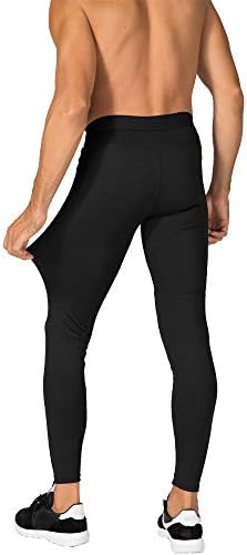 WRAGCFM машки компресивни панталони тренингот атлетски хеланки кои работат теретани хулахопки со џебови