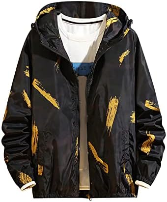 Menssdq Mens Coulds and јакни, класичен јакна со долг ракав мажи колеџ есен со качулка мека v вратот палто патент лабава3