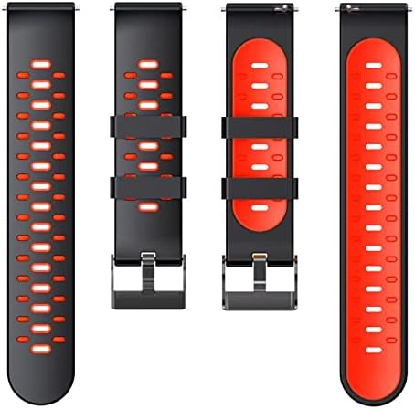 Силиконски ленти BDNJN 22мм за Suunto 9 Peak Outdoors Sport Smart Watch Dishable for Coros Vertix Заменски нараквица за замена