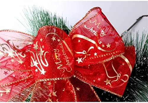 Mysgyh yangping- 5cm 2m Божиќна лента DIY подарок кутија лак украси за новогодишни украси Божиќни украси BMZDSDZ-1