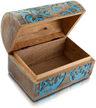 Одлични идеи за подароци за роденден рачно изработени декоративни дрвени накит кутии богатство кутија за накит организатор за