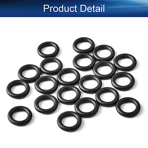 Bettomshin 20pcs нитрилна гума О-прстени, 9,2 mm OD 5,6 mm ID 1,8 mm ширина, метрички буна-нитрил запечатување за запечатување