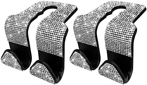 Seametal Bling Car куки предно седиште, автоматски куки што тресат закачалки за автомобили, закачалка за седиштето на автомобилот за грб 2