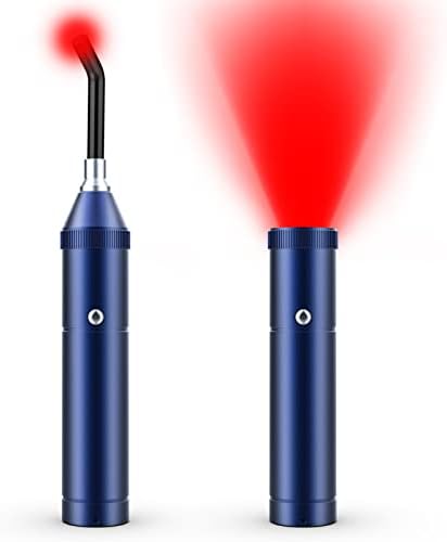 Уред на терапија со црвена светлина од герилов, при полнење на инфрацрвено светло стапче за олеснување на болката во телото кај