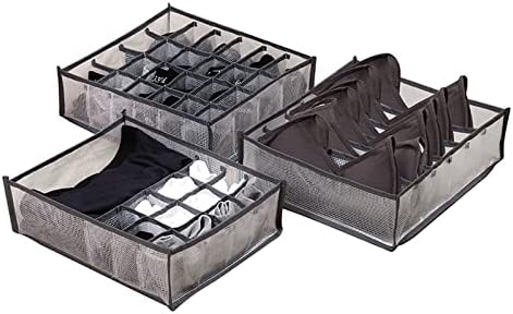 Копфчи 3 ПАРЧИЊА Торба За Складирање Гардероба Решетка Преклопна Кутија За Складирање Пвц Облека Посебна Торба за Складирање 7 решетка 9 Решетка