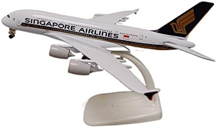 Модели на авиони 18 * 20см легура метал модел погоден за воздух Сингапур ерлајнс Airbus A380 Airways Авион со тркала Графички