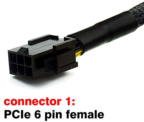 TeamProfitcom PCI-e 6 Pin до Двојна PCIe 8 Pin Графичка Картичка PCI Експрес Адаптер ЗА Напојување ГРАФИЧКИОТ ПРОЦЕСОР VGA Y - Сплитер