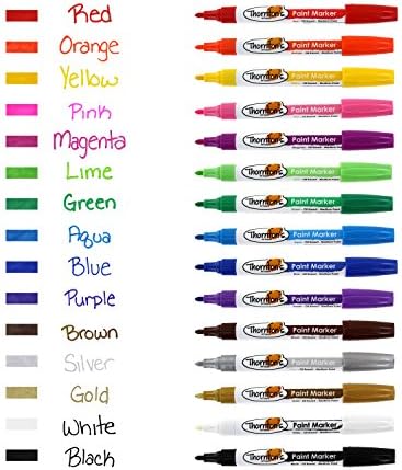 Уметничко снабдување со уметност на Торнтон Премиум маркери за бои засновани на нафта живописно пенкало за занает | Напишете на која