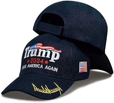 Идеална за капаче за капаче 2024 Мага прилагодлива капа на бејзбол капа на Трамп