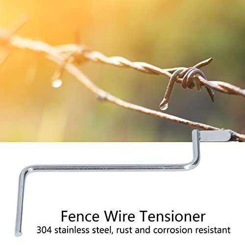 Оградена жица за извртување на жица, затегнувач на огради од жица 304 не'рѓосувачки челик за затегнување алатка за алатки градина ограда