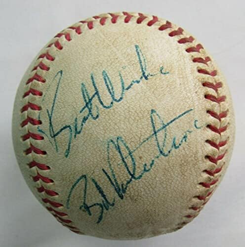 Боби Валентин потпиша автограм за автограм Бејзбол Б89 - автограмирани бејзбол