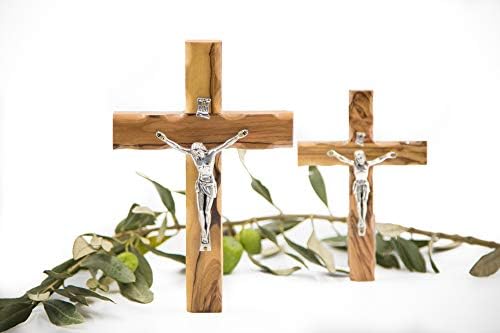 Света земја направи маслиново дрво wallиден крст од Витлеем