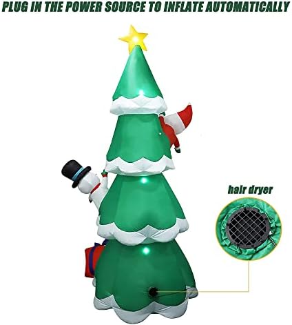 Декорација на новогодишна елка со надувување со 7 ме