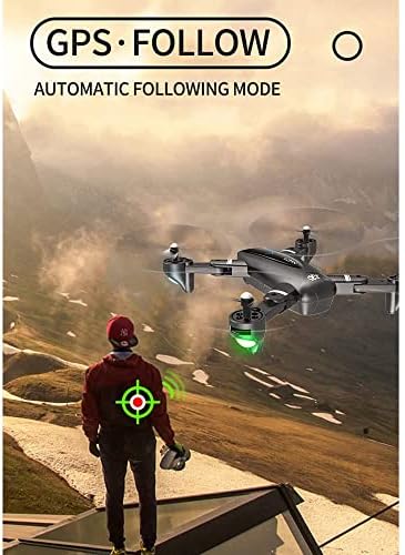 Prendre GPS дрон со камера за возрасни, 4K HD FPV видео во живо RC Quadcopter хеликоптер за почетници, преклопен RC беспилотно летало