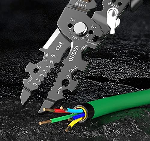 Алатка за поправка на жица со жица од Apbeam, клешти, кабел жица, соблекувајќи клешти за прицврстување алатка клешти, скратена