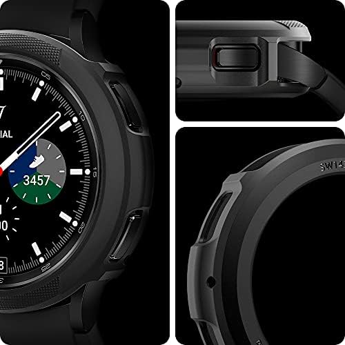 Спиген Течен Воздушен Оклоп Дизајниран За Samsung Galaxy Watch 4 Класичен Случај 46mm-Мат Црна