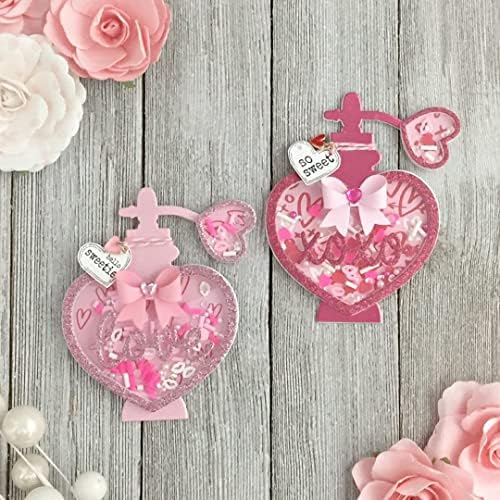 ZFParty Valentine Heart Perfume Shaker Metal Cutting Dies Stencils for DIY ScrapBooking Декоративно втиснување картички за хартија DIY