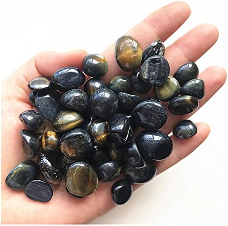 Laaalid xn216 50g 3 големини Природно црно тигарско око тресено чакали од камења заздравување на природни кристали природни кристали