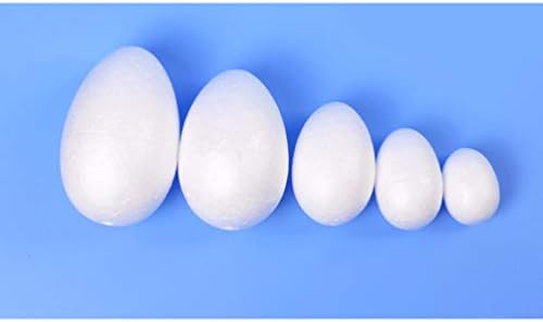 Valiclud дете занает 50 парчиња пена јајца Велигден полистирен јајце формира кругови јајца Велигден јајце украси украси 3,5 см