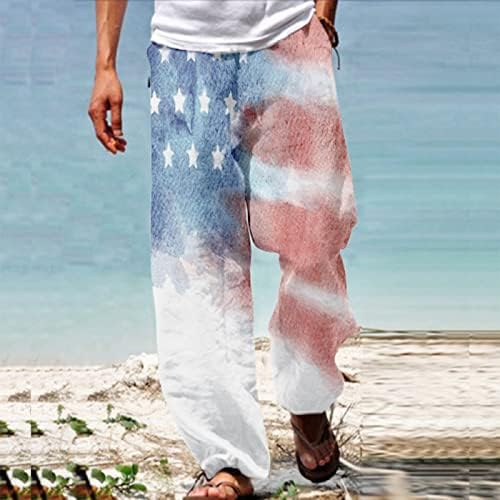 Постелни панталони, директно американски ден на независност 3Д печатени модни креативни обични панталони