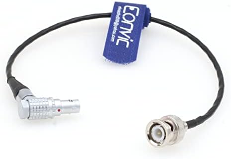 Eonvic Timecode Sync Cable BNC десен агол на Ext 9 pin за звучни уреди zaxcom до црвен комодо