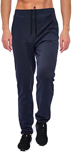 FRTCV Менс џогери со џебови со патенти - затегнати рефлексивни активни џемпери за тренингот што работи со секојдневен спортски панталони