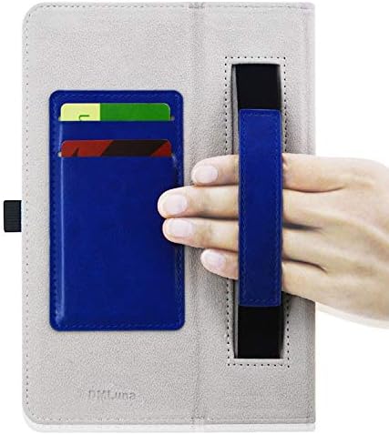 Dmluna Case за Samsung Galaxy Tab A7 10.4 инчи 2020 модел, фолио кожа покритие со автоматско будење со спиење со лента за рака / држач