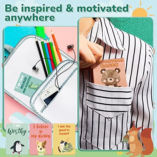 Комплет од 52 Детски Картички За Афирмација Флеш Картички Мотивациона Фраза Подароци За Медитација Позитивни Дневни Картички За Афирмација Самодоверба