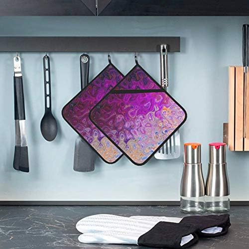 Hinrergrund текстура Виолетова структура во боја топла подлога отпорна на кујна топли влошки 2 парчиња кујнски крпи и поставувања