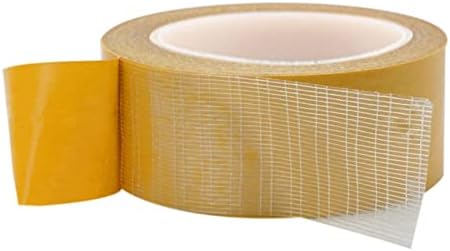 Xunion High Leadive Mesh Mesh Doubley Endider Tape, силна лента, двострана монтажна лента што се користи за завојување на тепих