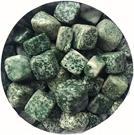 Ertiujg Husong312 100g Природно зелено Тумпан камен Неправилно полирање на карпи и кварц заздравуваат природни камења и минерали
