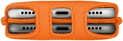 Кожен ракав на Ullu Premium за iPhone 8 Plus/ 7 Plus - Tangerine Orange UDUO7PPL13