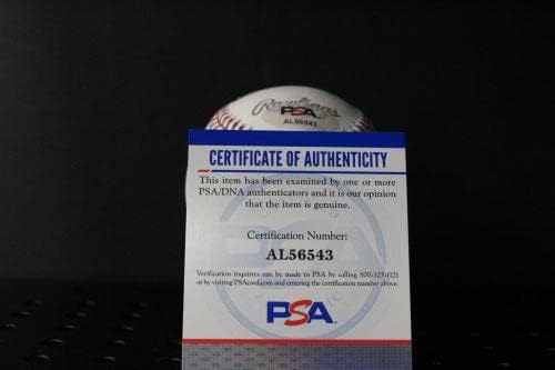 Wон Винсент потпиша бејзбол автограм автограм автограм PSA/DNA AL56543 - Автограмирани бејзбол