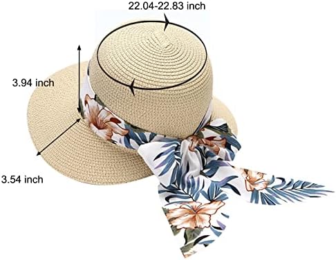 Летни капи за жени трендовски широки слама капа на плажа, преклопени капи и капачиња, визии жени Сонцето капи Флопи се тркалаат сонцето