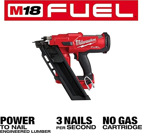 Milwaukee M18 гориво 18-волт литиум-јонски без четка 30 степени безжичен кадри за кадрици + додаток