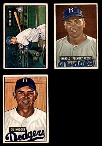 1951 Bowman Brooklyn Dodgers Team Set Brooklyn Dodgers VG/Ex Dodgers