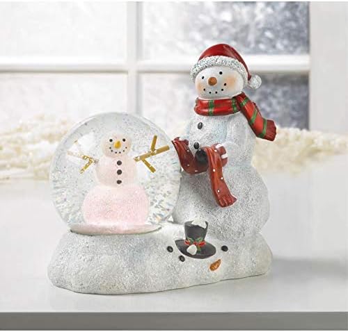 Божиќна колекција 10018552 Снежен човек предводен од снежен свет, повеќебоен