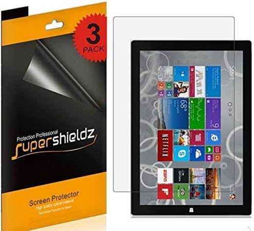 SuperShieldz дизајниран за заштитник на екранот Microsoft Surface Pro 3, чист штит со висока дефиниција