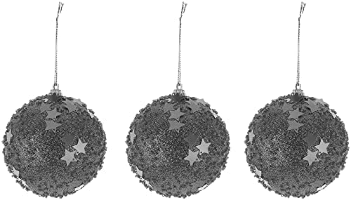 Абоофан 3 парчиња креативна забава што виси топки Божиќни фестивалски топки за приврзоци домашна сцена украсен за Божиќ за домашен декор