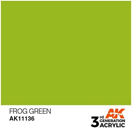 АК Интерактивна 3 -та генерација акрилна жаба зелена 17мл