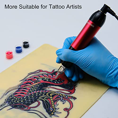 Комплет За Пенкало за Тетоважа со црви Комплет За Ротациона Машина За Тетовирање Комплет Пиштол За Тетовирање Со Напојување 20 Игли За Кертриџ