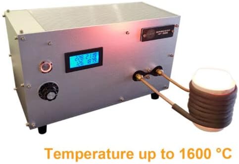 3KW 220V Индукција машина за греење со висока фреквенција Златна печка за топење +сад
